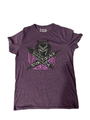 Rubynee Vintage y2k purple marvel wakanda forever tshirt