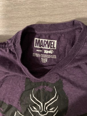 Rubynee Vintage y2k purple marvel wakanda forever tshirt