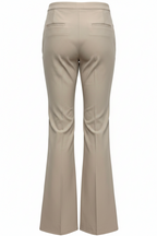 Rubynee Vintage women's cream bootcut pant trouser