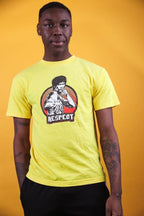 VINTAGE YELLOW BRUC LEE T SHIRT - weighnpayclothingstore