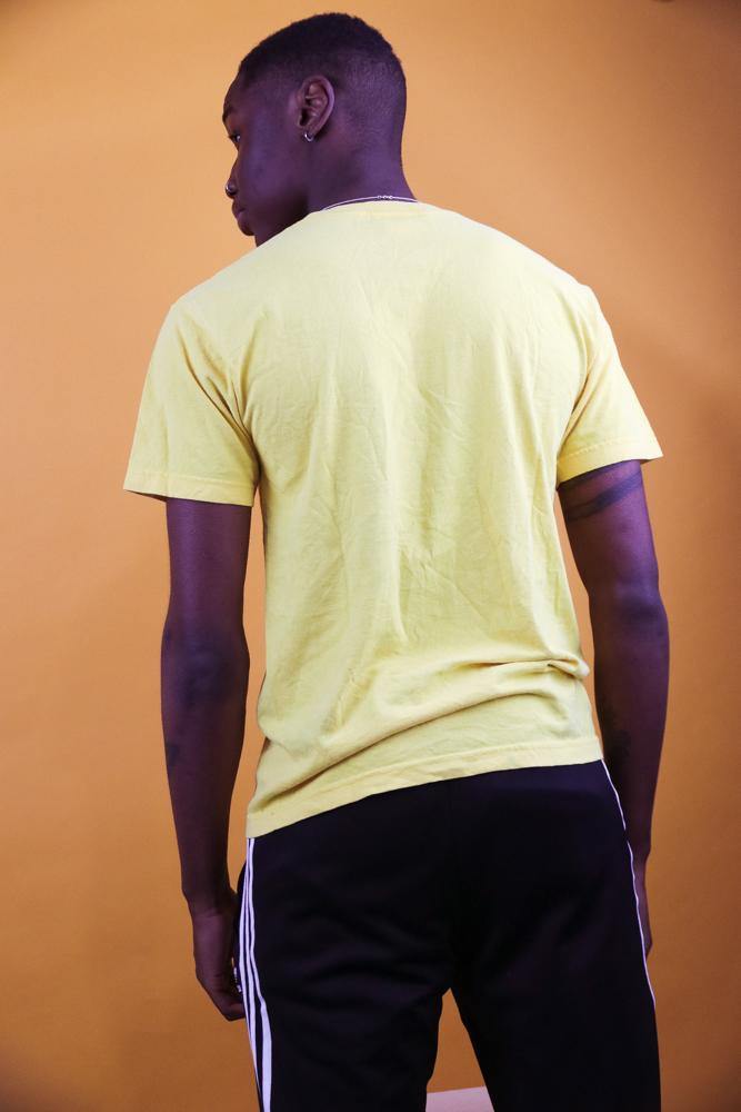 VINTAGE YELLOW BRUC LEE T SHIRT - weighnpayclothingstore