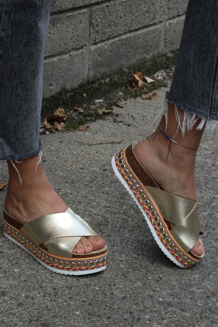 Vinatge Ethnic Sandals in Women's Heels Sandals Wedge Heel  | weighnpay vintage kilosale