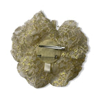 GOHA Flowery cream hair clip with net